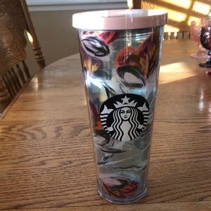 Starbucks tumbler floral